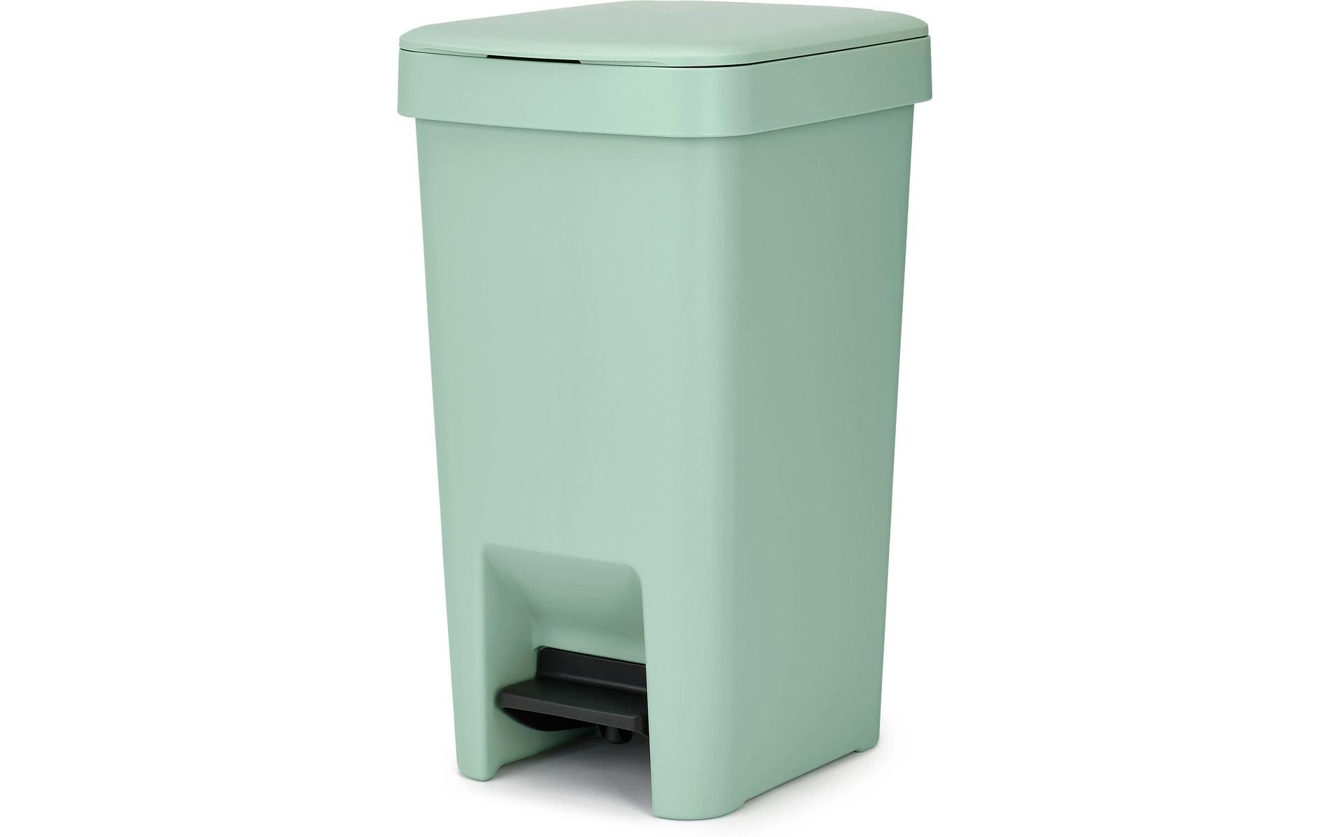 Brabantia Treteimer StepUp – 10 l – Recycling-Kunststoff, rechteckig – hellgrün