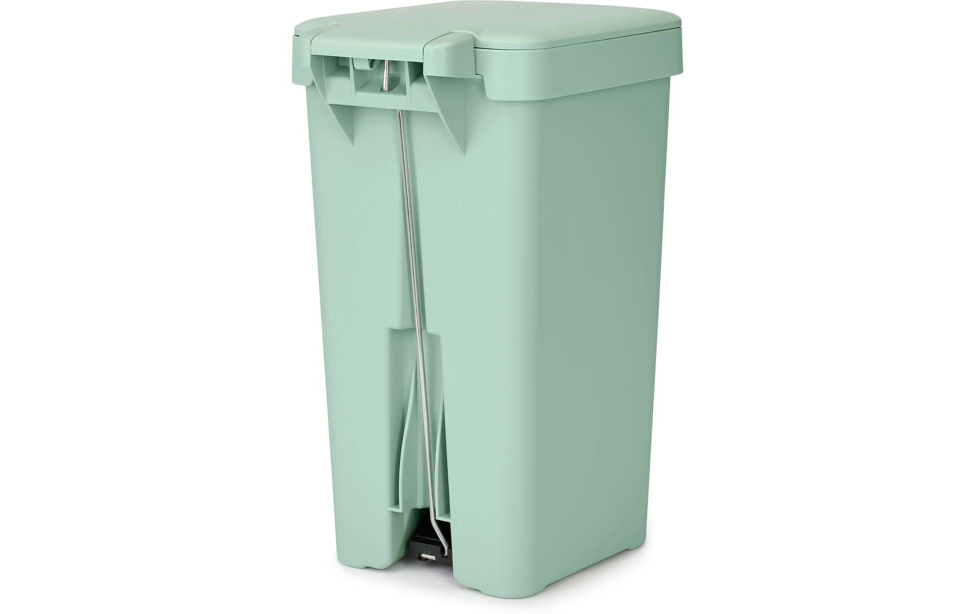 Brabantia Treteimer StepUp – 10 l – Recycling-Kunststoff, rechteckig – hellgrün