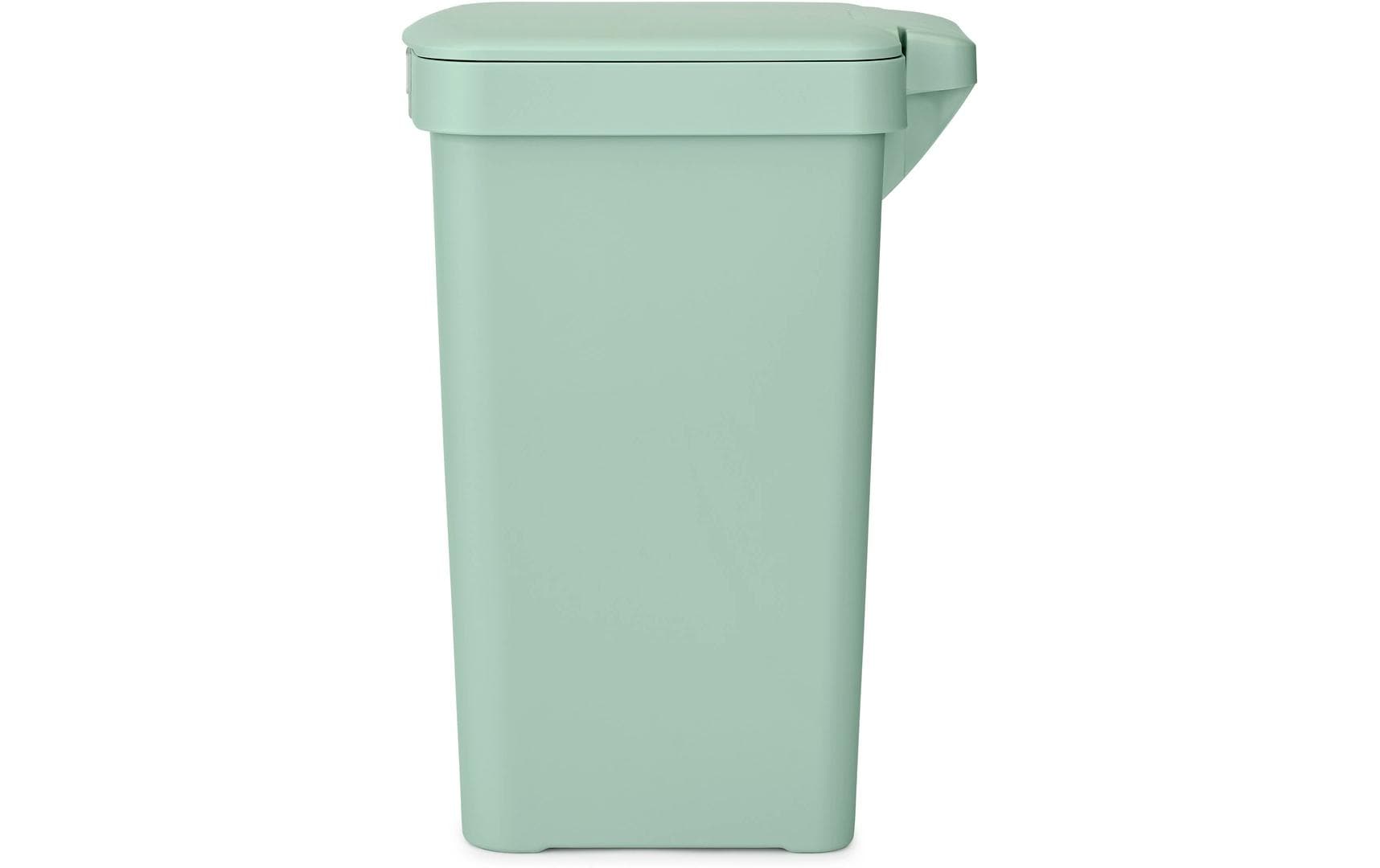 Brabantia Treteimer StepUp – 10 l – Recycling-Kunststoff, rechteckig – hellgrün