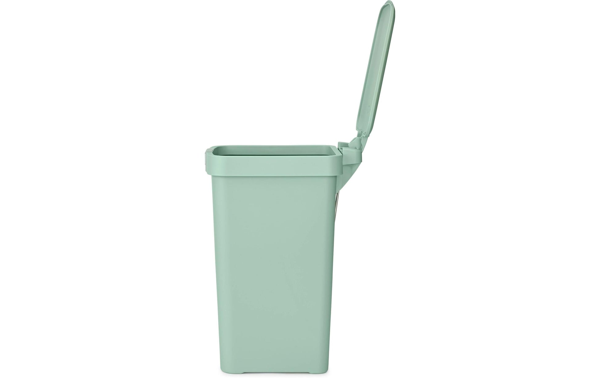 Brabantia Treteimer StepUp – 10 l – Recycling-Kunststoff, rechteckig – hellgrün