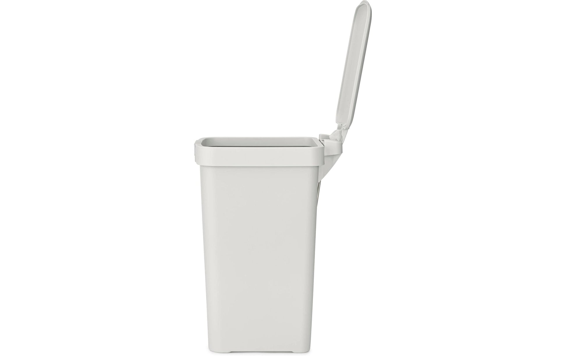 Brabantia Treteimer StepUp – 10 l – Recycling-Kunststoff, rechteckig – hellgrau