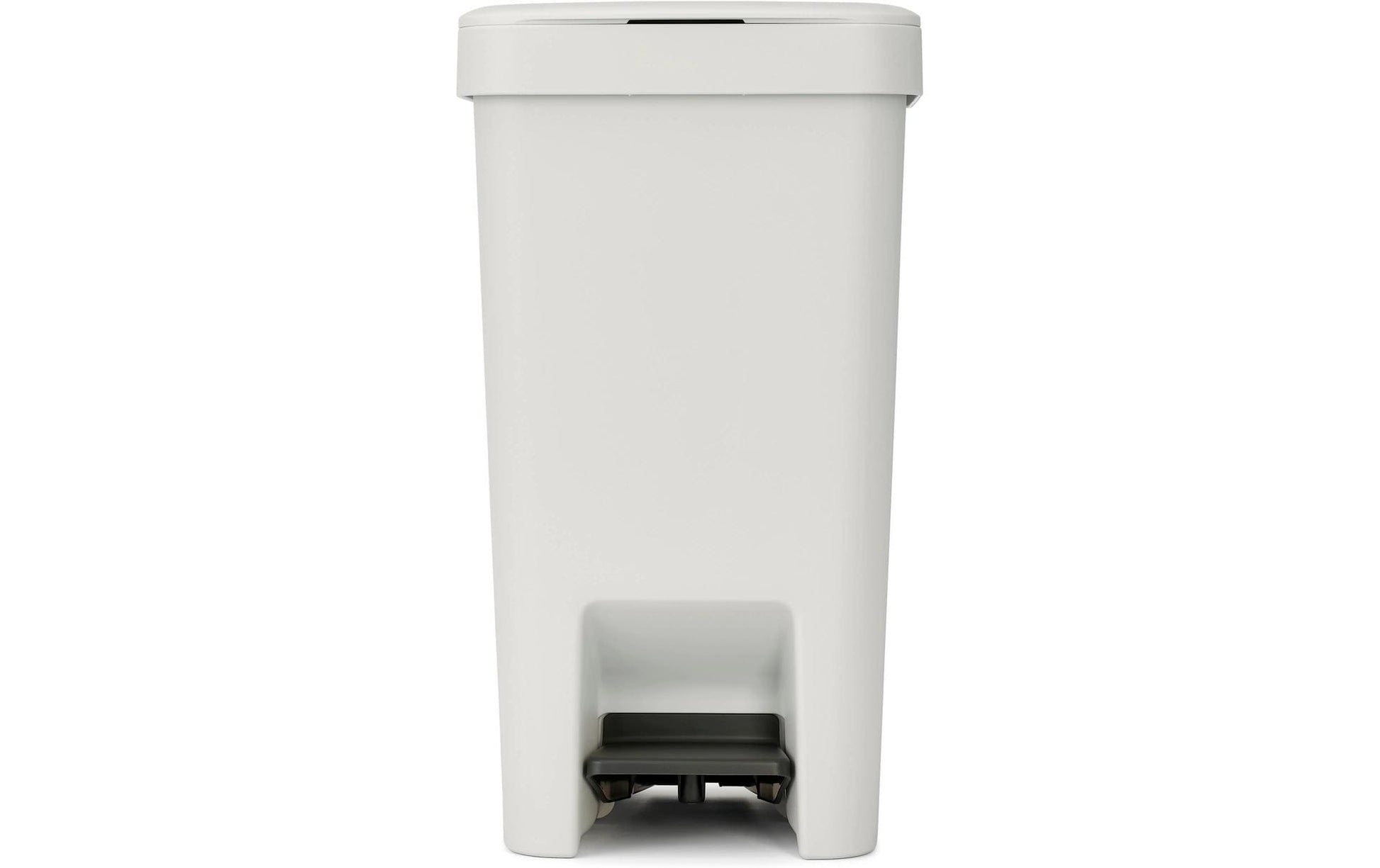 Brabantia Papierkorb StepUp – 16 l – Kunststoff, hellgrau – B × H × T 203 × 381 × 265 mm