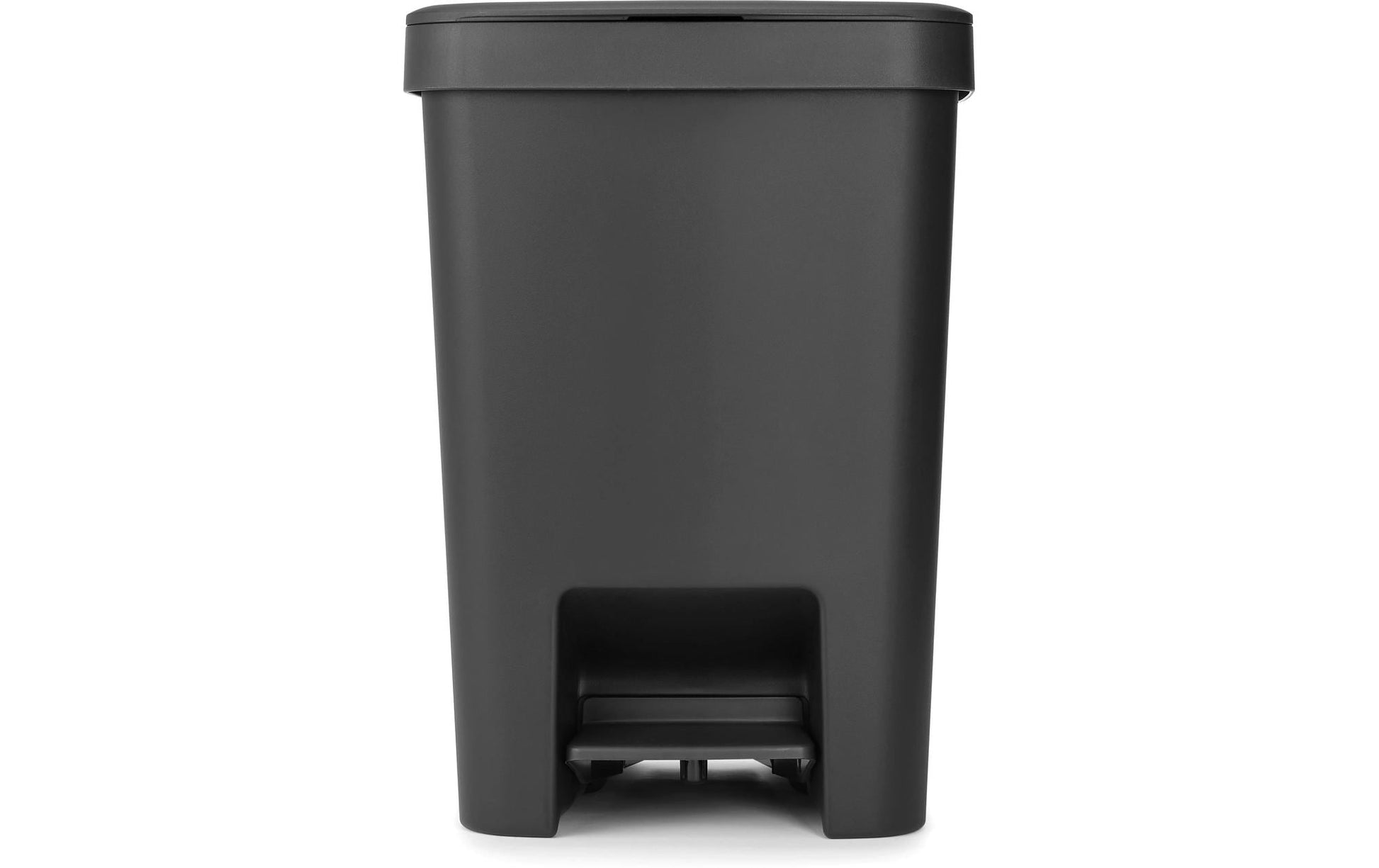 Brabantia Treteimer StepUp – 25 l – Recycling-Kunststoff, rechteckig – dunkelgrau
