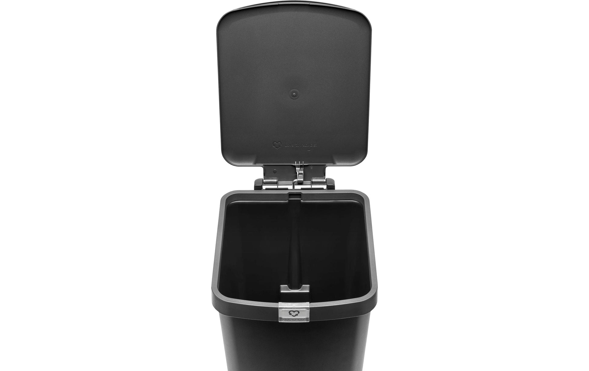 Brabantia Treteimer StepUp – 25 l – Recycling-Kunststoff, rechteckig – dunkelgrau