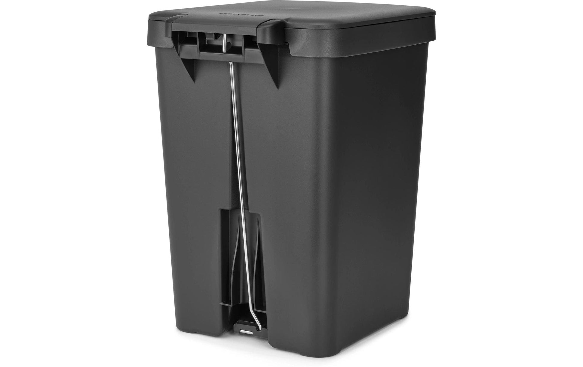 Brabantia Treteimer StepUp – 25 l – Recycling-Kunststoff, rechteckig – dunkelgrau