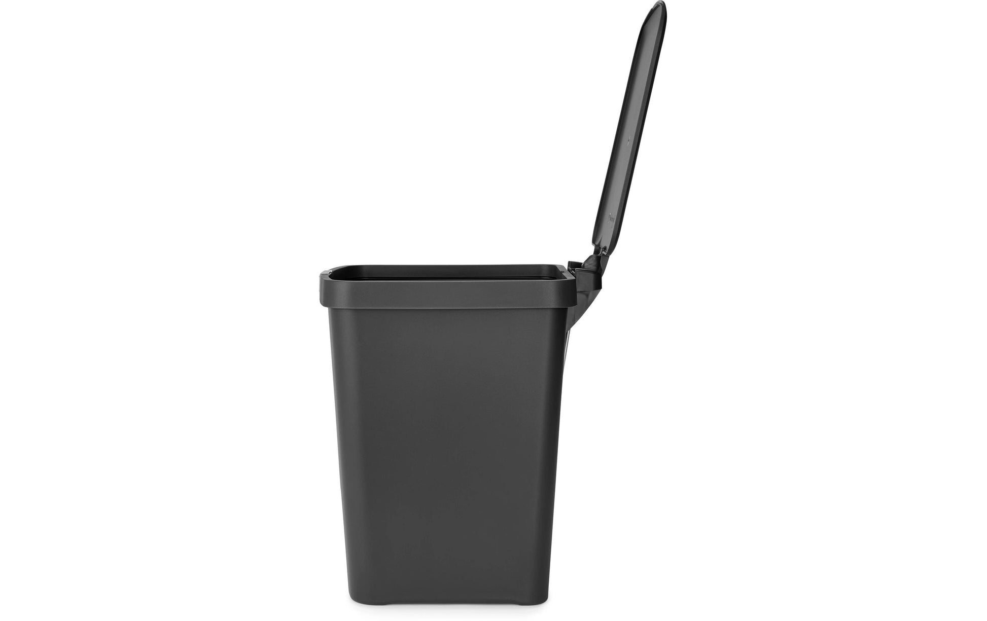 Brabantia Treteimer StepUp – 25 l – Recycling-Kunststoff, rechteckig – dunkelgrau
