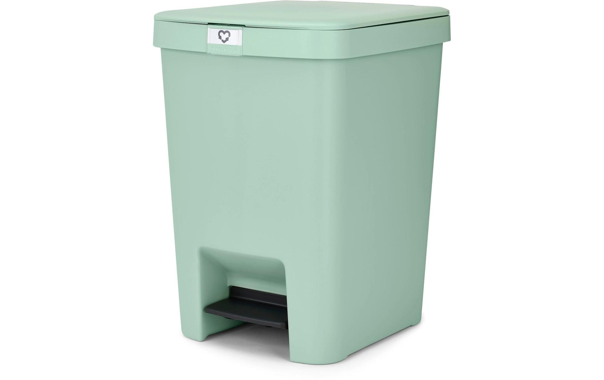 Brabantia Treteimer StepUp – 25 l – Recycling-Kunststoff, rechteckig – grün