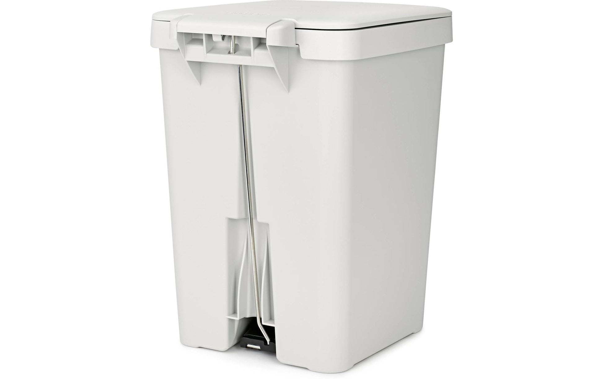 Brabantia Treteimer StepUp – 25 l – Recycling-Kunststoff, rechteckig – hellgrau