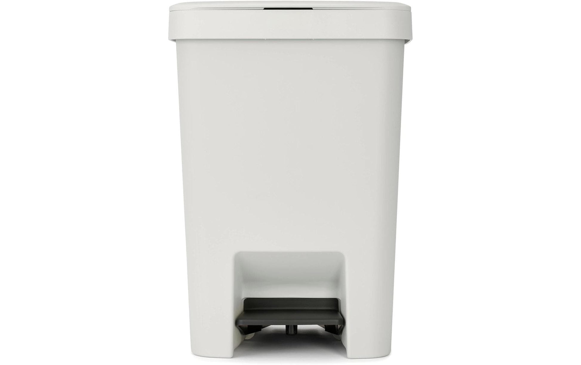 Brabantia Treteimer StepUp – 25 l – Recycling-Kunststoff, rechteckig – hellgrau