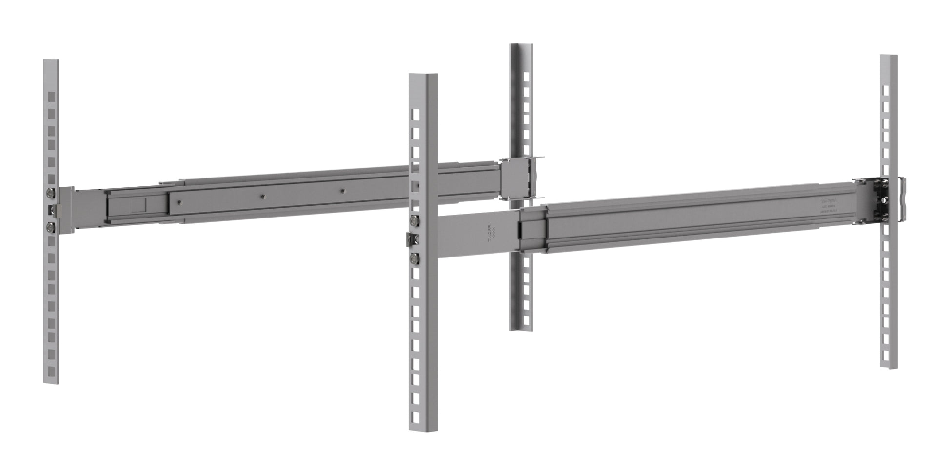 Ubiquiti Regal-Schiene – für USW-Pro-XG-24, USW-Pro-XG-24-PoE, USW-Pro-XG-48 u. a., 60–106,6 cm, 45 kg, Grau