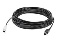 Logitech 6-poliges Mini-DIN-Verlängerungskabel – 10 m, schwarz