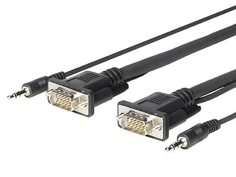 Vivolink VGA + Audio Kabel – 1920×1200 – 1,8 m