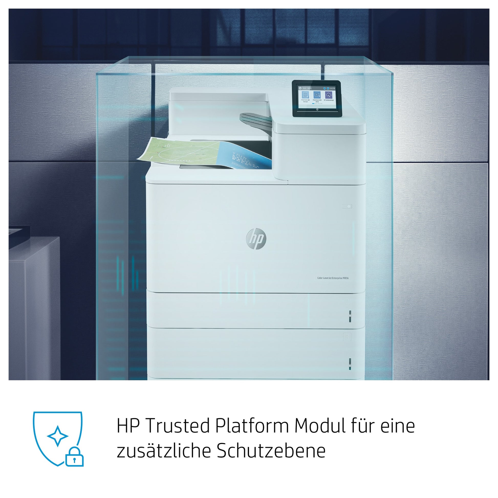 HP Color LaserJet Enterprise M856dn – A3, Duplex, 56 Seiten/Min., 1200 × 1200 dpi, WLAN/LAN/USB
