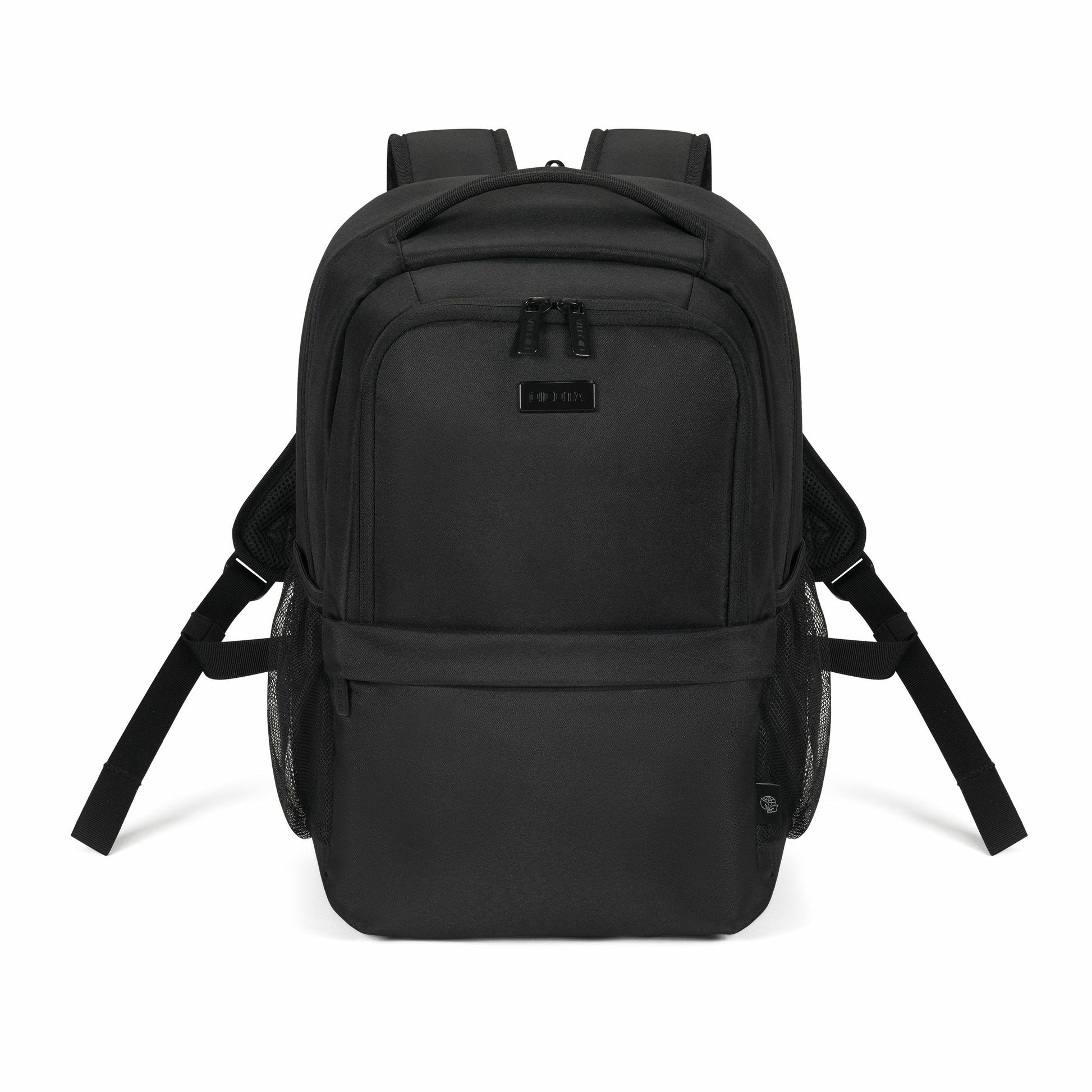 DICOTA Notebook-Rucksack für Notebooks bis 17,3" – 100% recyceltes PET, wasserabweisend – Schwarz