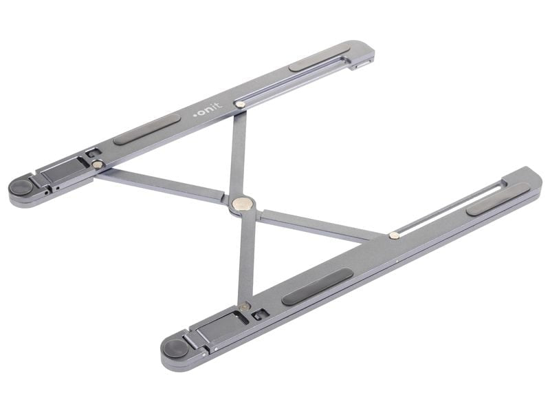 ONIT Laptop-Ständer – bis 17,3" – faltbar, höhenverstellbar – Anthrazit