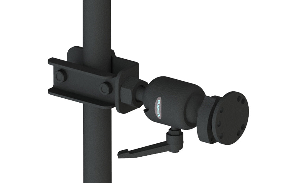 Gamber-Johnson ZIRKONA 7160-1367-02 – Monitorarm Tischhalterung – Quick-Release, AMPS-Platte – Schwarz