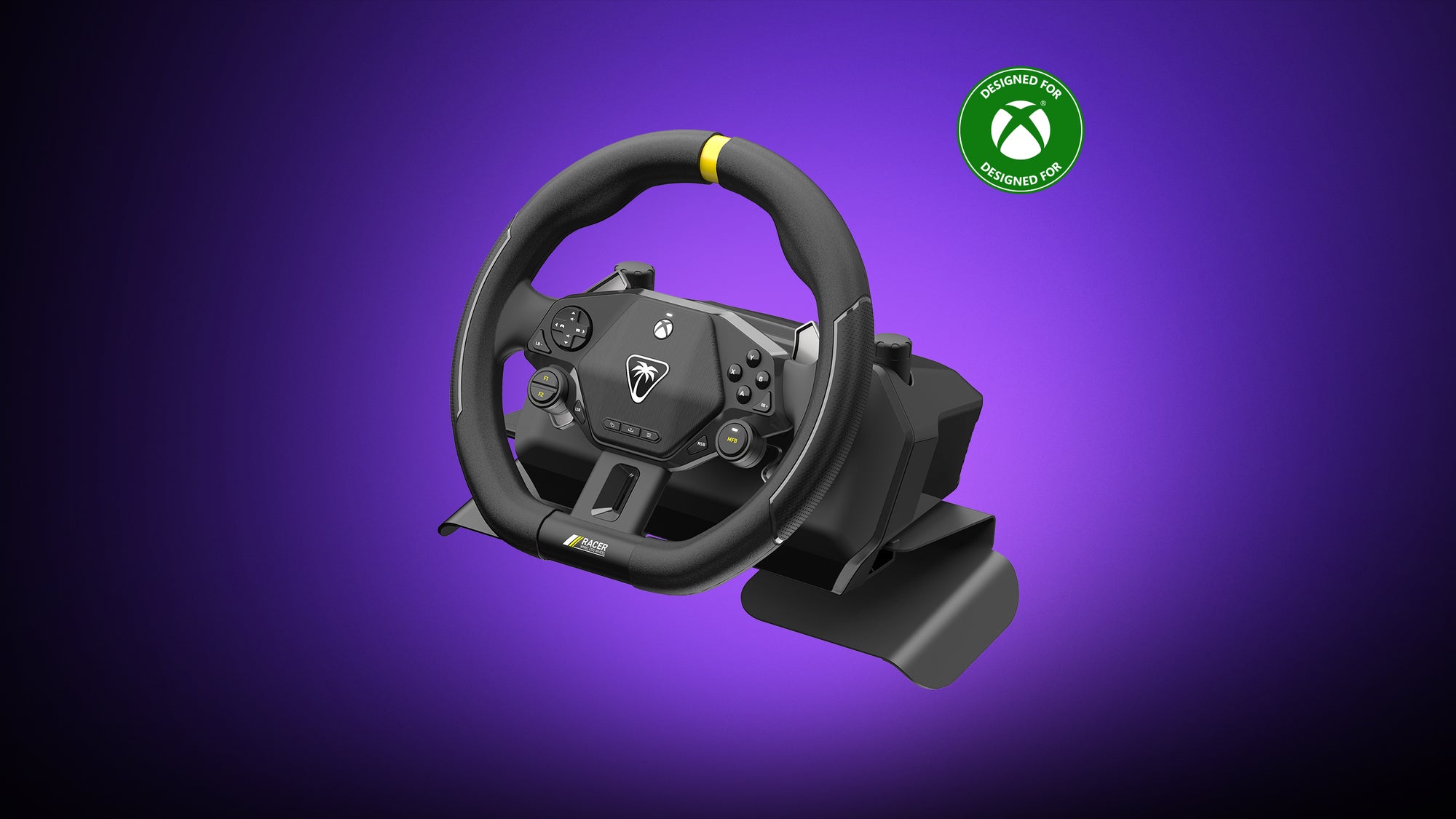 Turtle Beach Racer TBR-2102 – Joystick – USB + RF 2,4 GHz + Bluetooth – Schwarz – für Xbox & PC