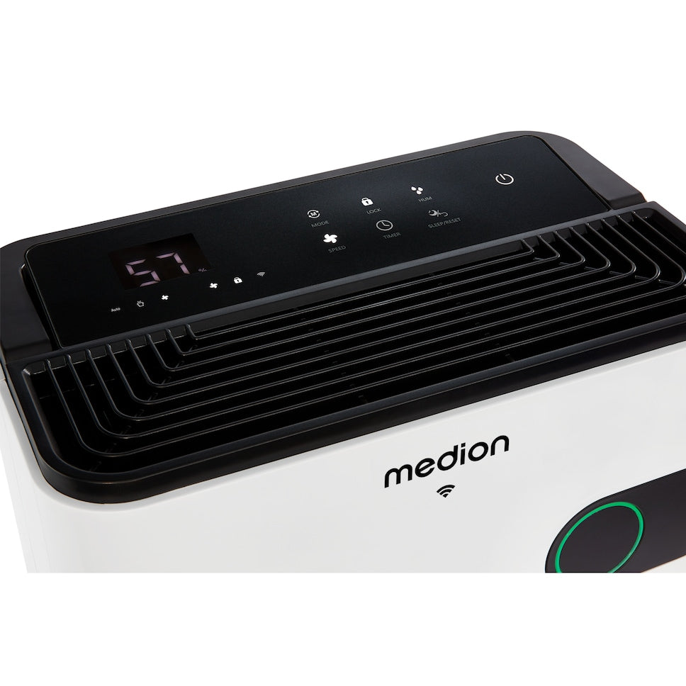 Medion DH30S Luftentfeuchter – 24 l/24 h, bis 40 m², Tank 5 l, App-Steuerung, schwarz