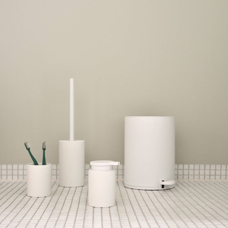 Zone Denmark WC-Bürstenset – Keramik, Weiss, H 38 cm, Ø 9,2 cm