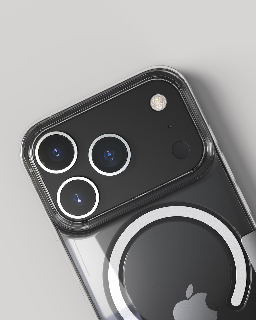 NUDIENT Backcover – für Apple iPhone 17 Pro – transparent – MagSafe kompatibel, kratzresistent