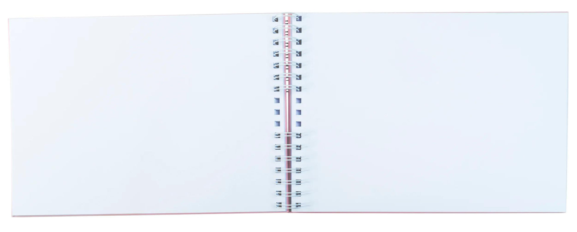 Exacompta Ellipse Fotoalbum – 32 × 22 cm, Spiralbindung, 50 Seiten, weisse Seiten, rosa