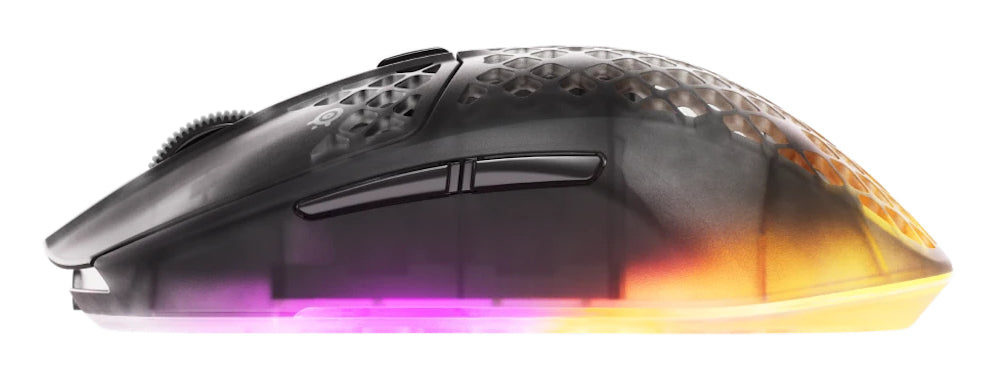 SteelSeries Aerox 3 Wireless Gen2 Shadow – Gaming-Maus – Kabellos (Bluetooth/2,4 GHz), 26000 DPI, Rechtshänder