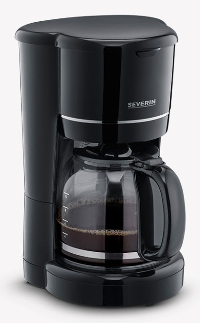 Severin KA4320 Filterkaffeemaschine – 10 Tassen, 1,25 l, Karaffe, Schwarz