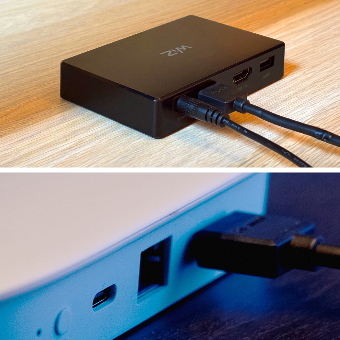 WiZ TV-Leuchtband Sync-Box – 3,4 m, 148 lm, 21 W, 2700–6500 K, dimmbar, WiFi/BT, schwarz