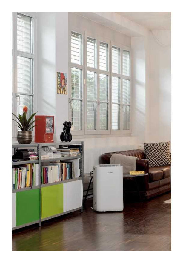 Ecofort Luftentfeuchter ecoQ 20L – 20 L/24 h, bis 50 m², Tank 4,5 l, Hygrostat, WLAN, App-Steuerung