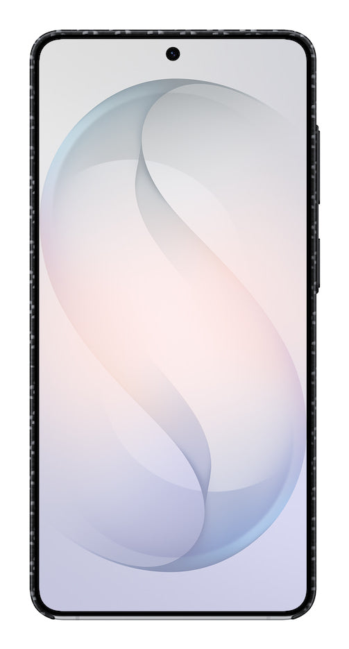 Samsung M2 Backcover – für Samsung Galaxy S26+, Dunkelgrau, Karbonfaser, kratzresistent