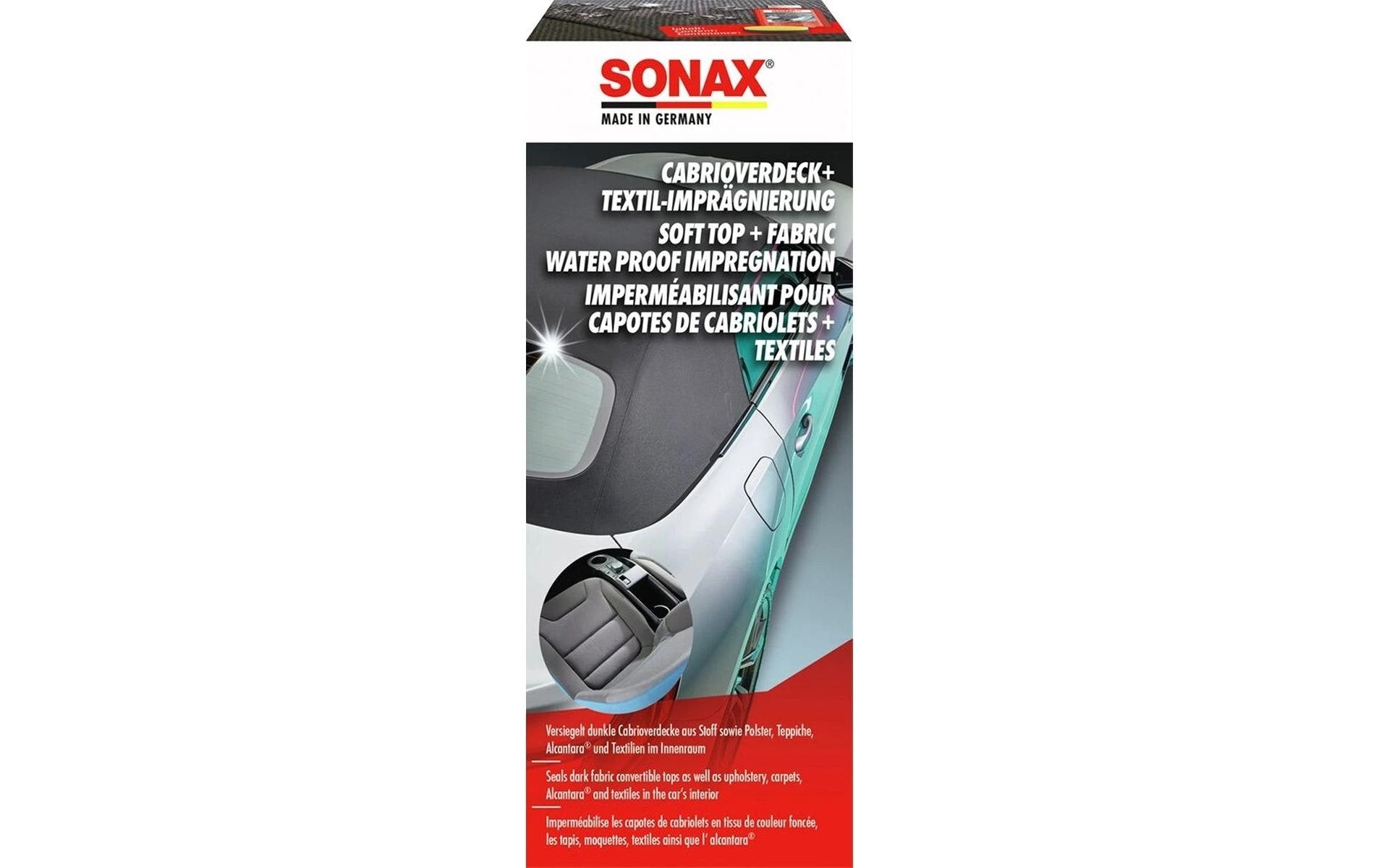 Sonax Imprägnierung – für Cabrioverdeck & Textil – 250 ml