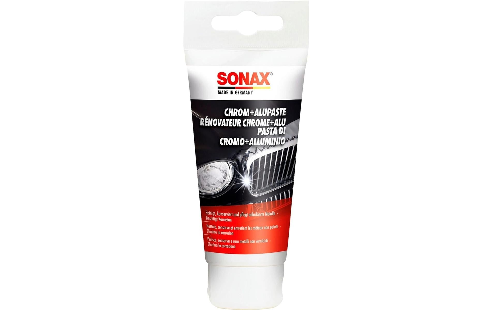 Sonax Polierpaste Chrom & Aluminium – für Stossfänger – 75 ml – 1 Stk.