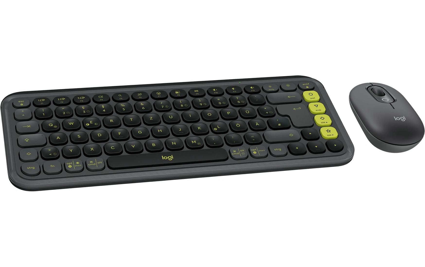 Logitech POP ICON – Tastatur, CH-Layout (DE-CH), Grau