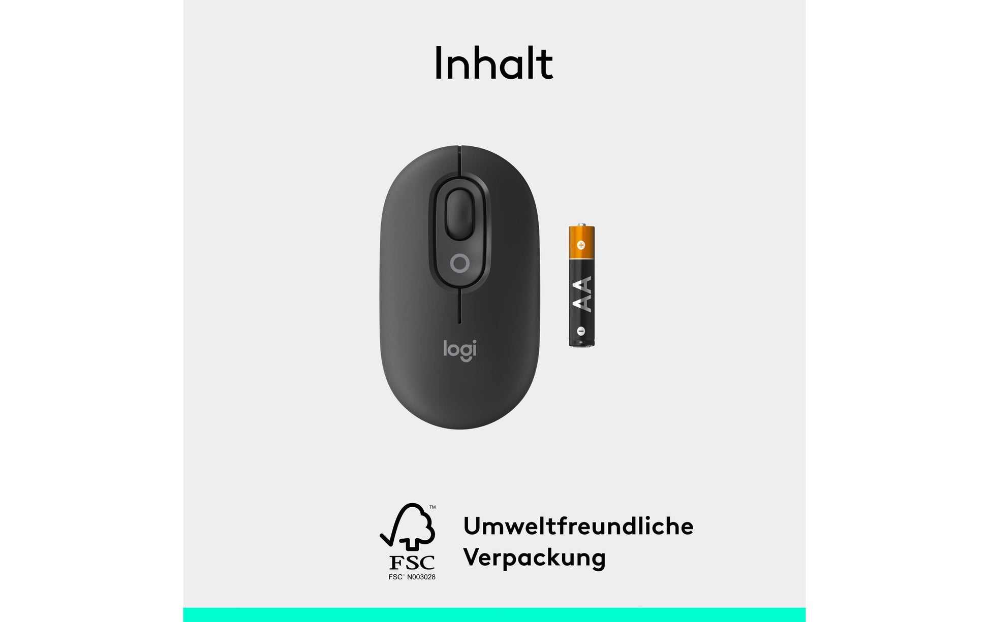 Logitech POP Maus mit Emoji Maus – Graphit