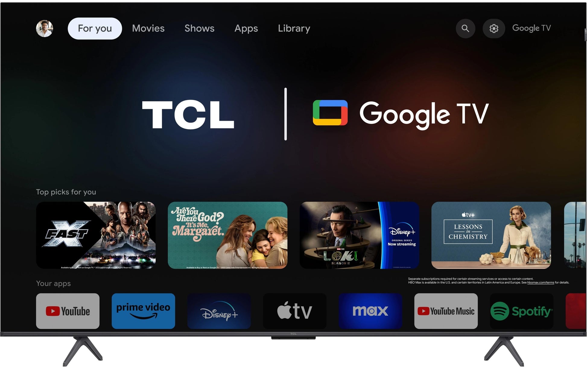 TCL 65C655 – 65" QLED UHD 4K, Google TV, Dolby Vision (2024)