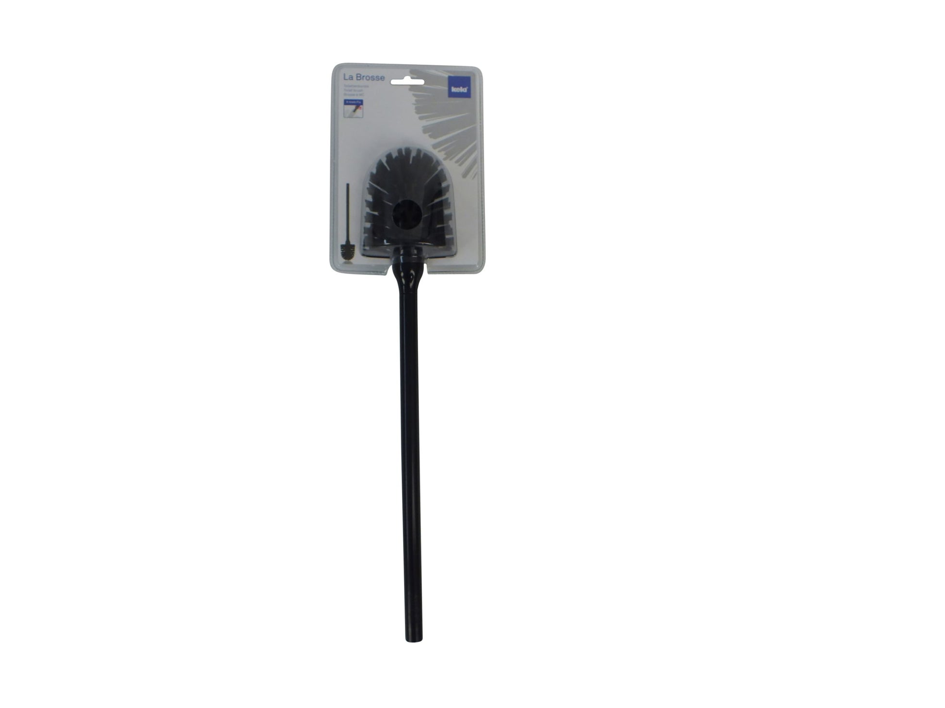 Kela Ersatzbürstenkopf – Polypropylen, Schwarz, Ø 8 cm, H 42,5 cm