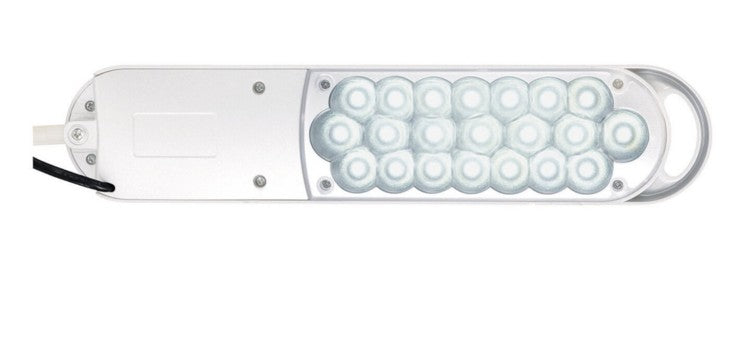MAUL LED-Tischleuchte Atlantic – Metall-Klemmfuss – 5'800 K – 400 lm, 9 W – Weiss