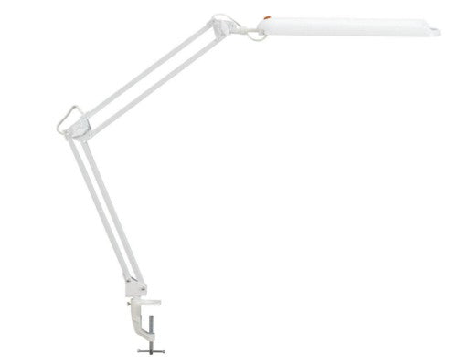 MAUL LED-Tischleuchte Atlantic – Metall-Klemmfuss – 5'800 K – 400 lm, 9 W – Weiss