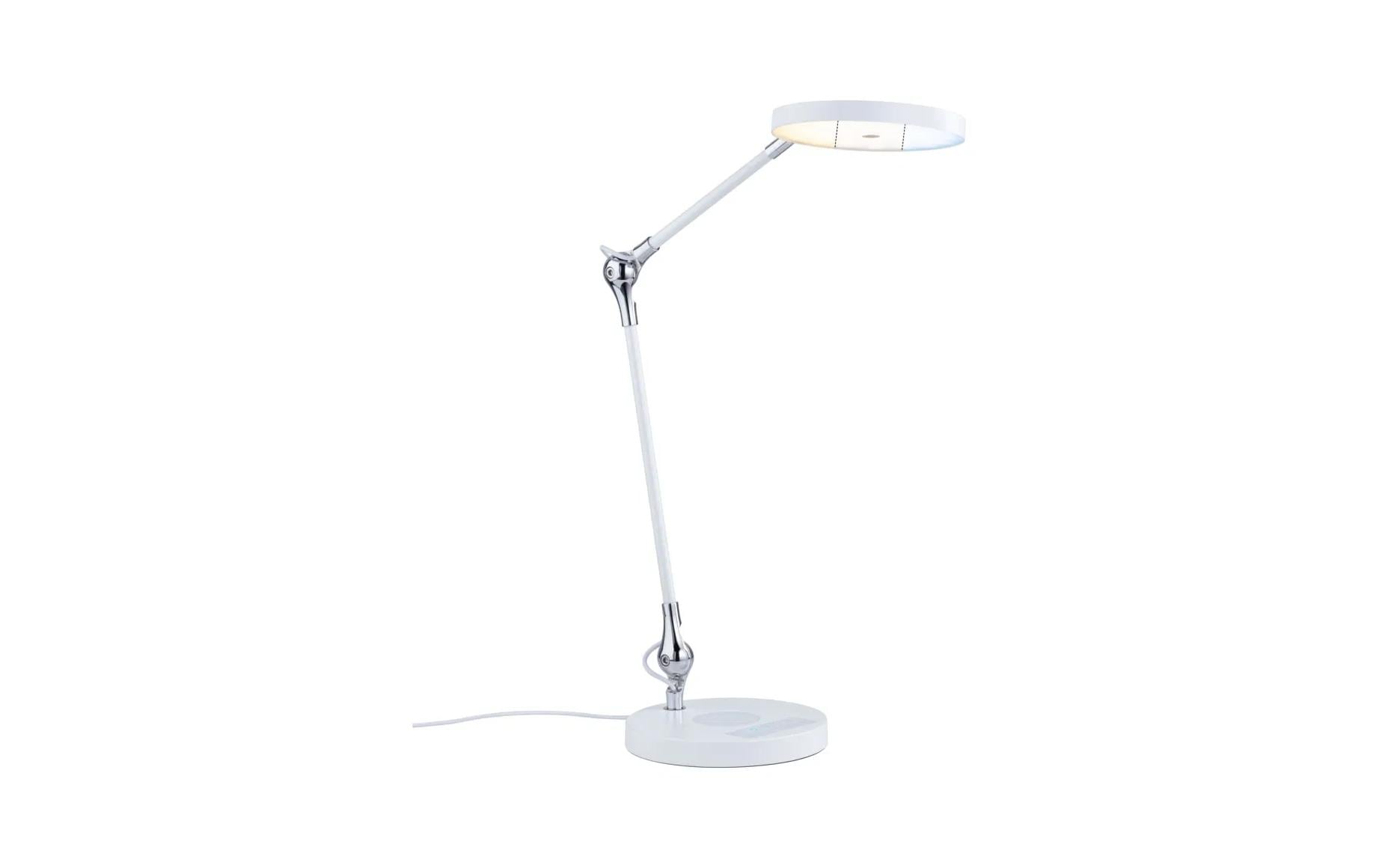 Paulmann Numis Tischleuchte – 44 cm, 1100 lm, 11 W, 2700–6500 K, dimmbar, weiss, QI, Touch