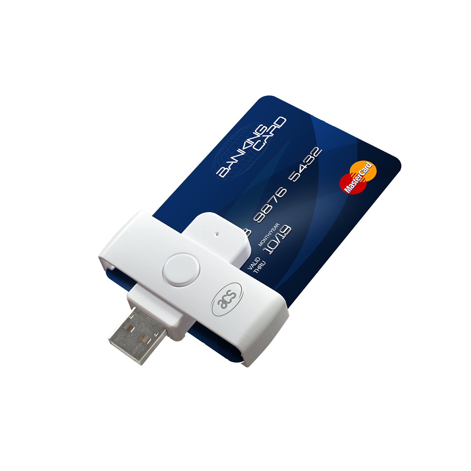 ACS ACR39U-N1 – Smartcard-Leser, USB-A, Weiss, für Windows, Mac, Linux u. a.