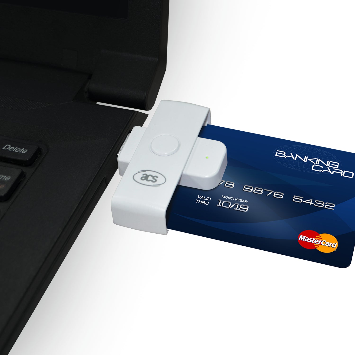 ACS ACR39U-N1 – Smartcard-Leser, USB-A, Weiss, für Windows, Mac, Linux u. a.