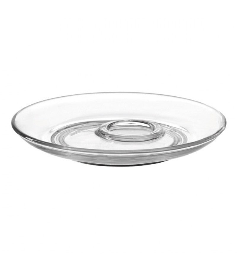 LEONARDO Senso Unterteller – Ø 14,5 cm, Kalk-Natron-Glas, Transparent, Spülmaschinenfest, 6 Stück