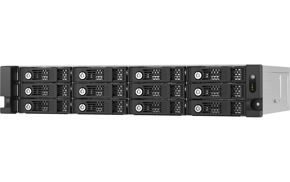 QNAP TL-R1200PES-RP – 12-Bay Rack 2U – für 2,5"/3,5" HDD/SSD, SATA