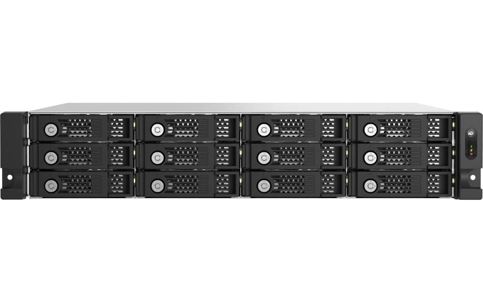 QNAP TL-R1200PES-RP – 12-Bay Rack 2U – für 2,5"/3,5" HDD/SSD, SATA