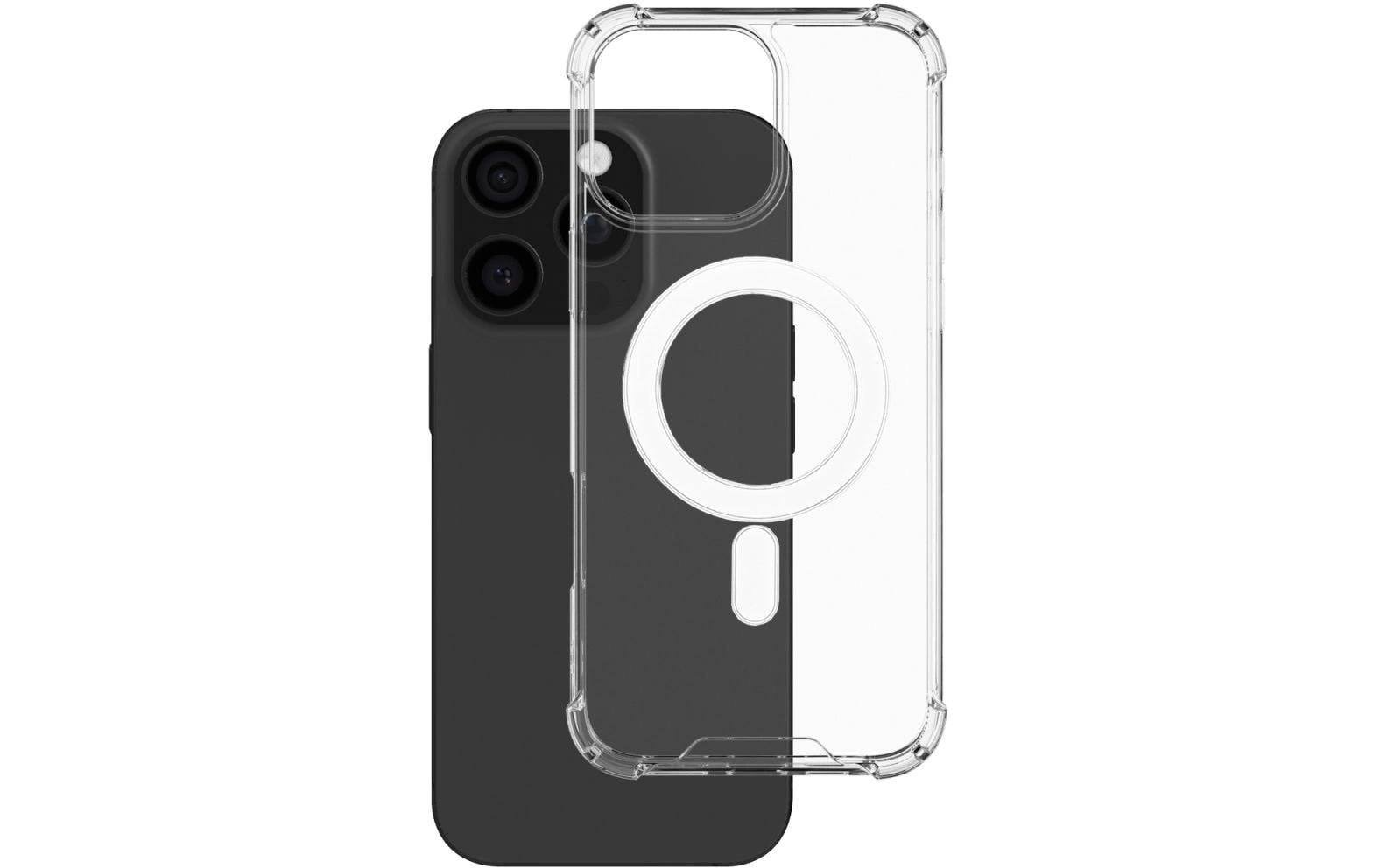 4smarts Hybrid Case Ibiza – Backcover – für Apple iPhone 16 Pro Max, PC+TPU, Transparent, bis 1,2 m sturzsicher