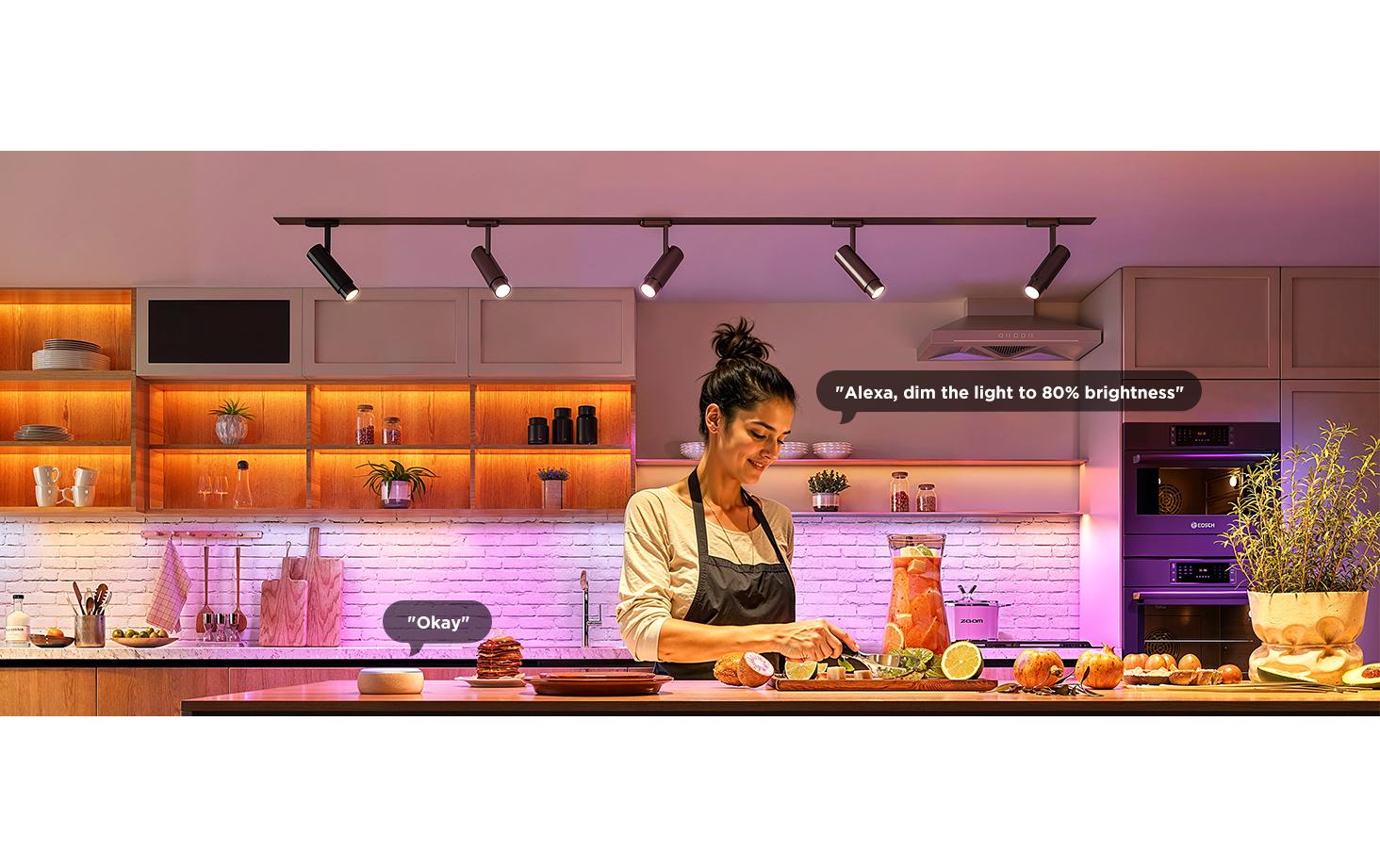 Govee Smart-Leuchtmittel GU10 – RGB+CCT 2700–6500 K, 400 lm, 4,8 W, WLAN/Bluetooth – 2 Stk.