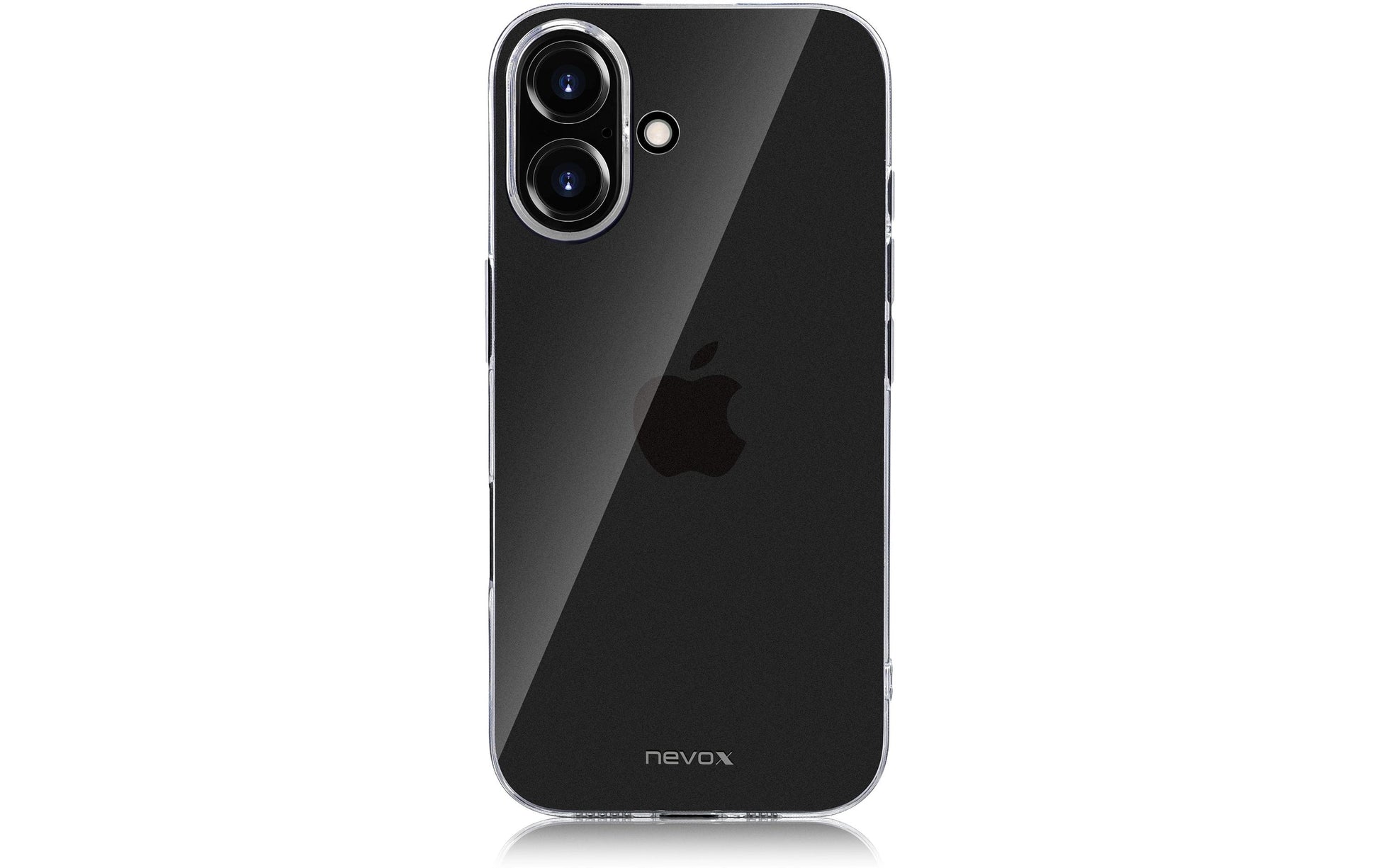 nevox StyleShell Flex Backcover – für Apple iPhone 16 Plus, TPU, Transparent