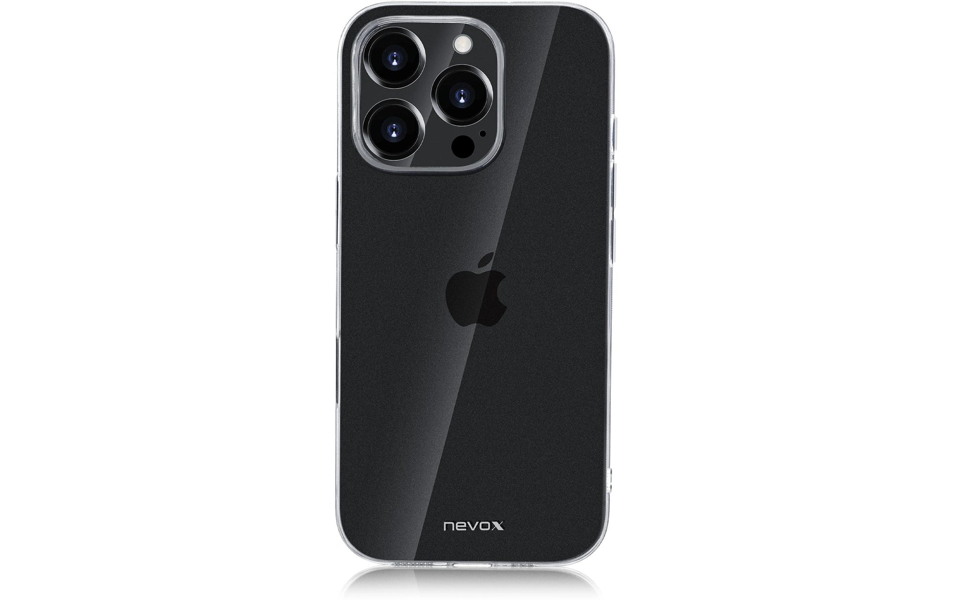nevox StyleShell Flex Backcover – für Apple iPhone 16 Pro, TPU, Transparent