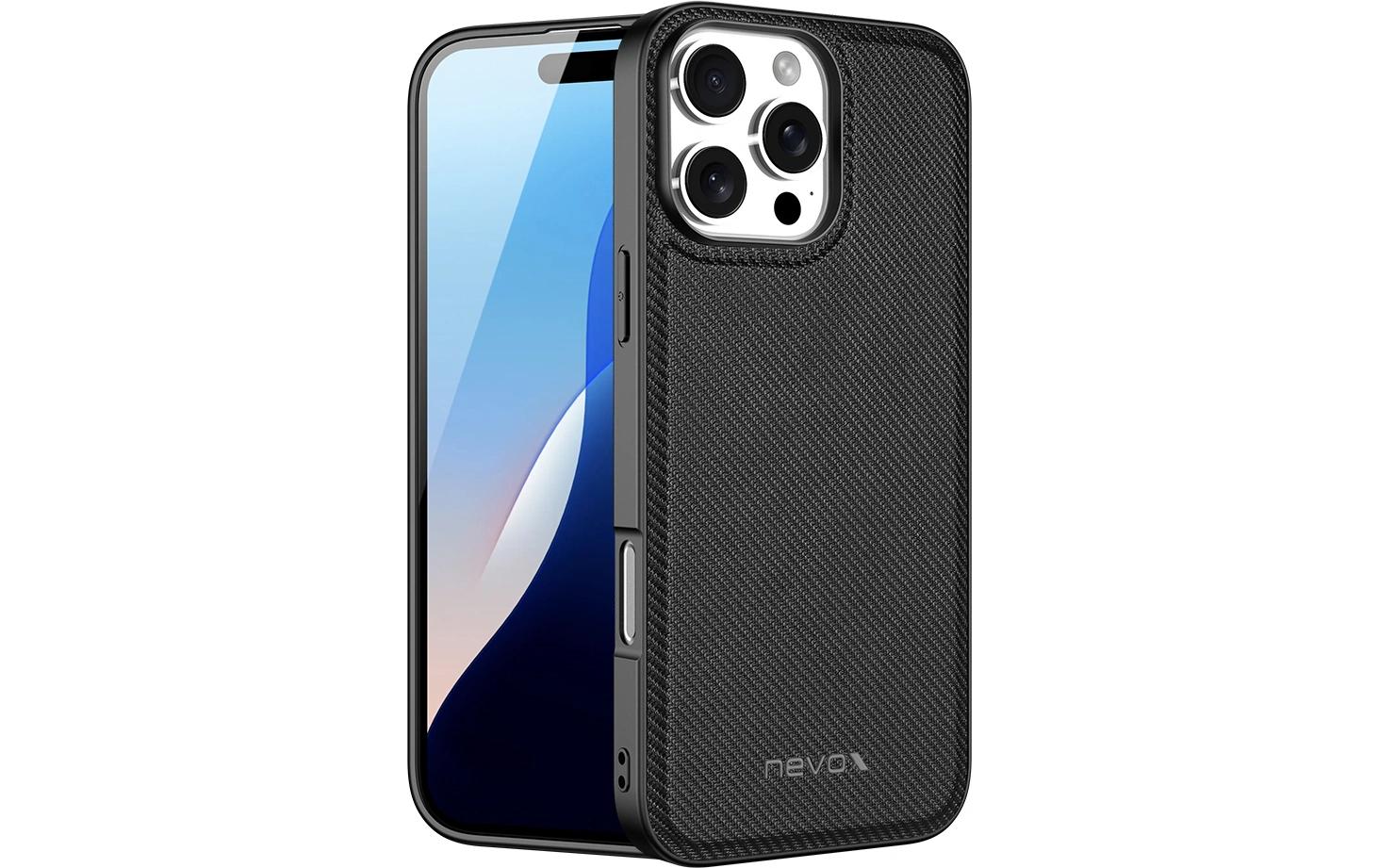 Nevox – Backcover StyleShell NYLO – für Apple iPhone 16 Pro – schwarz – TPU