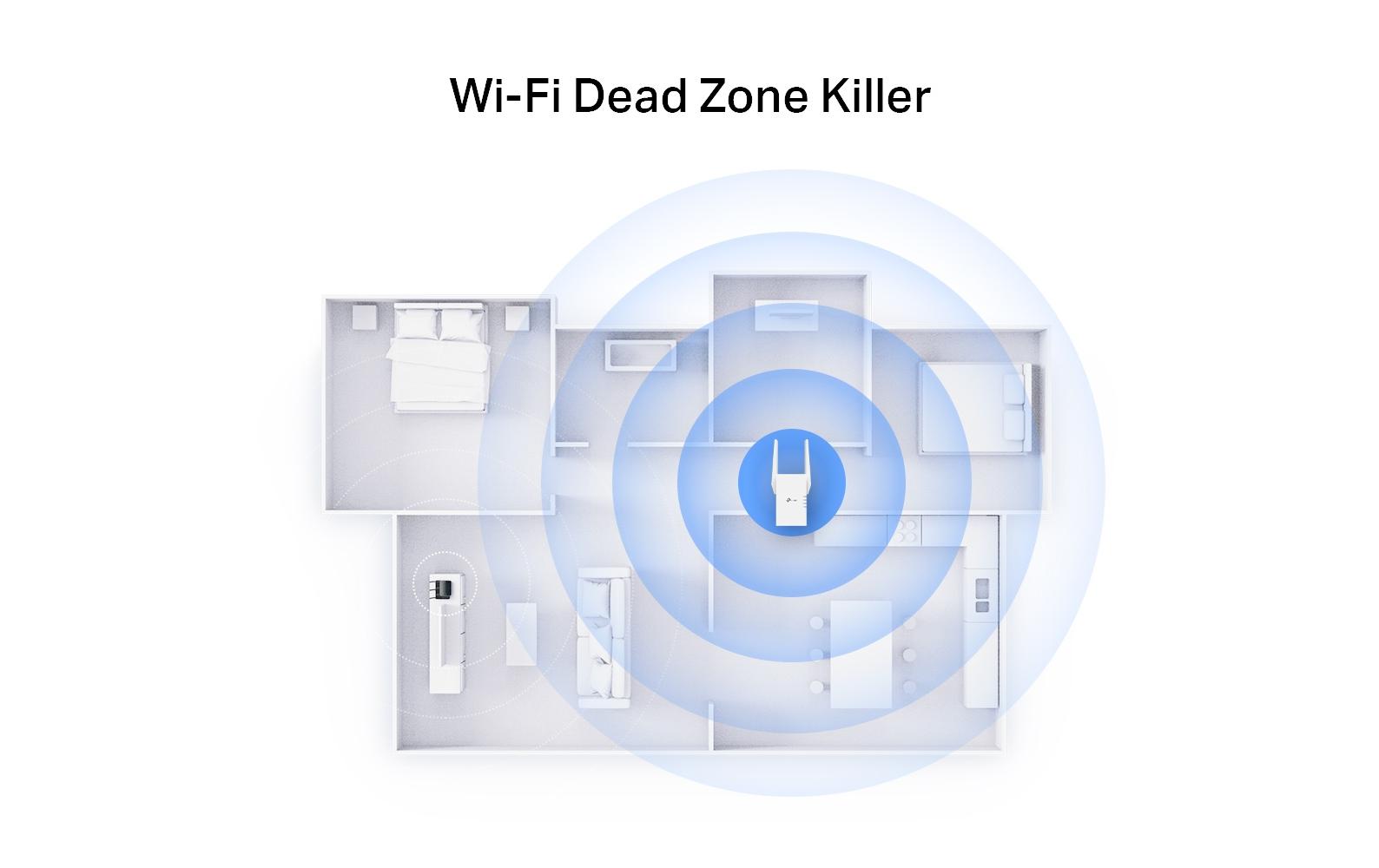 TP-Link RE705X – Access Point – Wi-Fi 6 (2,4/5 GHz), 3,0 Gbit/s
